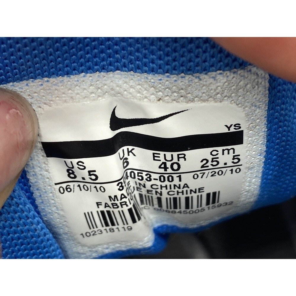 Nike Women's Initiator 394053-001 Gray/Blue Running Walking Shoes Sneaker Sz 8.5 - Picture 10 of 11